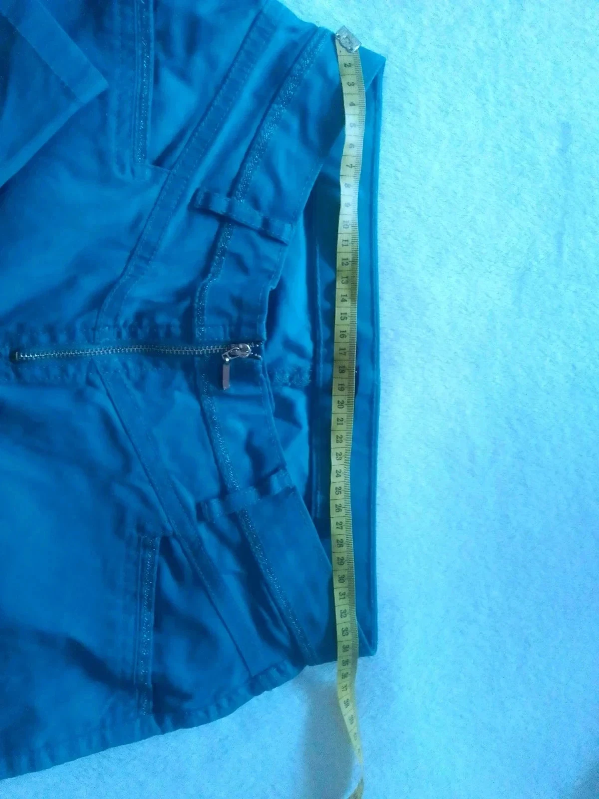 Blauwe gecoate jeans – photo 6